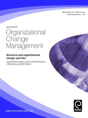 cover image of Journal of Organizational Change Management, Volume 18, Issue 4
